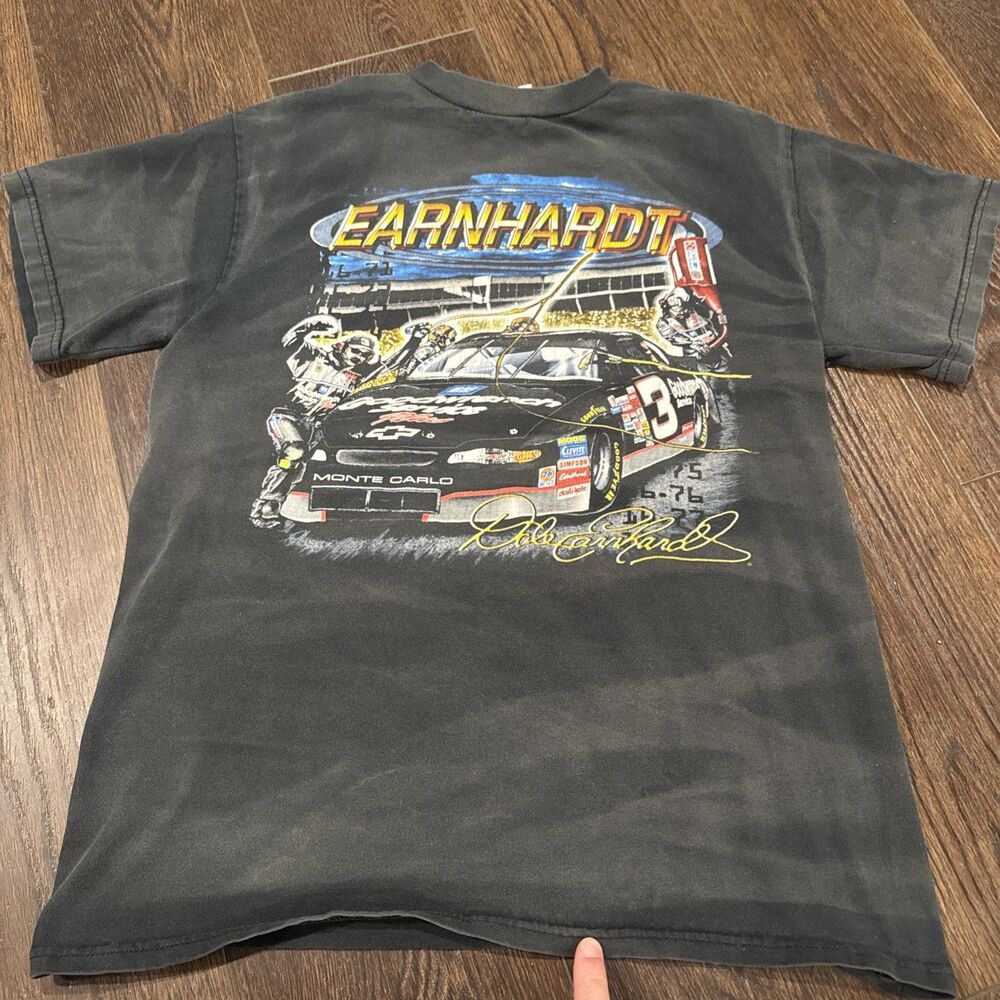Vintage Dale Earnhardt T-Shirt YOUTH XL / Adult Sm Chase Authentics Y2K Distress